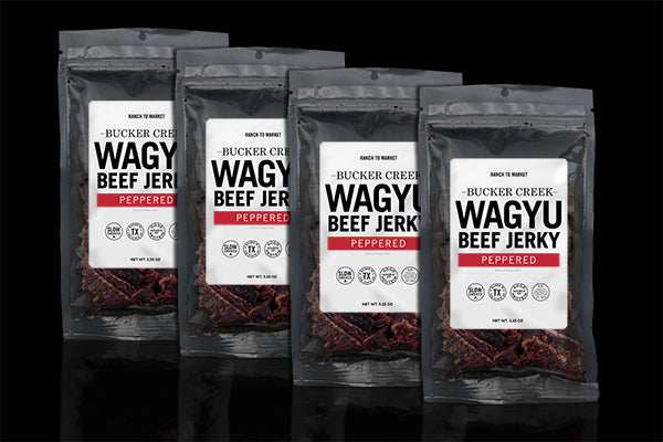 Peppered Wagyu Jerky Four Pack