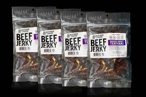 Smoked Sweet Teriyaki Beef Jerky Four Pack
