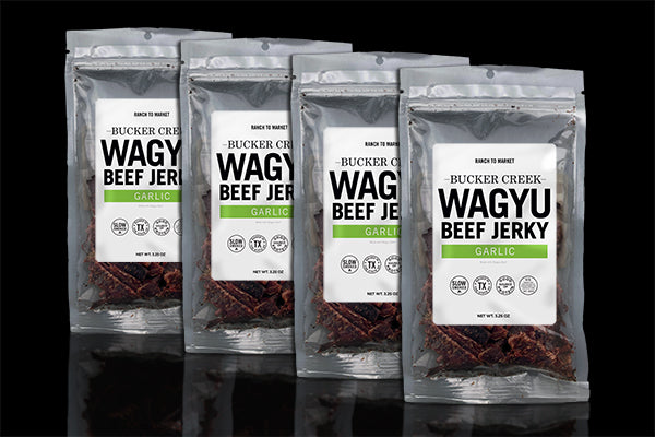 Garlic Wagyu Jerky Four Pack